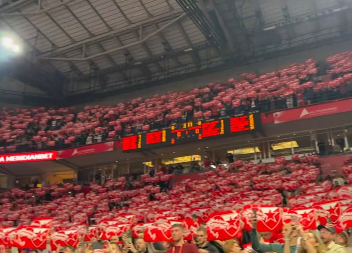 Electric Crvena Zvezda: atmosferă de excepție la baschet în EuroLiga