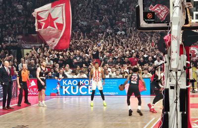 Vacarm, forță, orgoliu, spectacol! Reporterii GSP au asistat la „antrenamentul de gală” al Stelei Roșii înainte de meciul cu FCSB