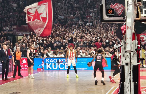 Vacarm, forță, orgoliu, spectacol! Reporterii GSP au asistat la „antrenamentul de gală” al Stelei Roșii înainte de meciul cu FCSB