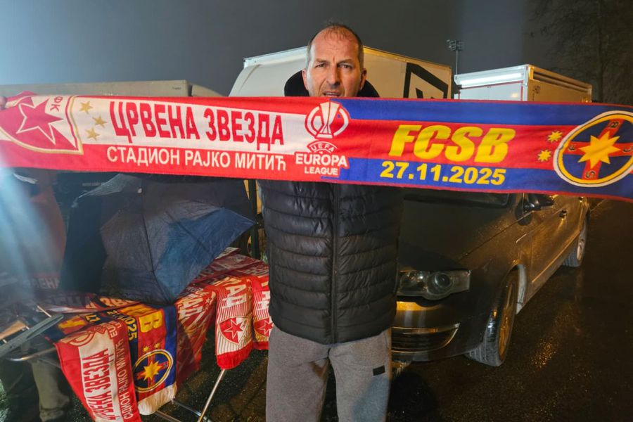 FCSB, eșec cu om în plus 65 de minute împotriva Stelei Roșii » Campioana României, la coada clasamentului în Europa League