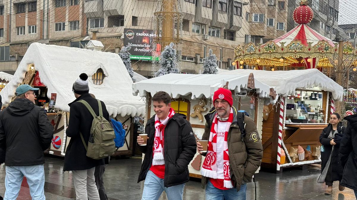 Suporterii lui Mainz au mers la târgul de Crăciun din Craiova