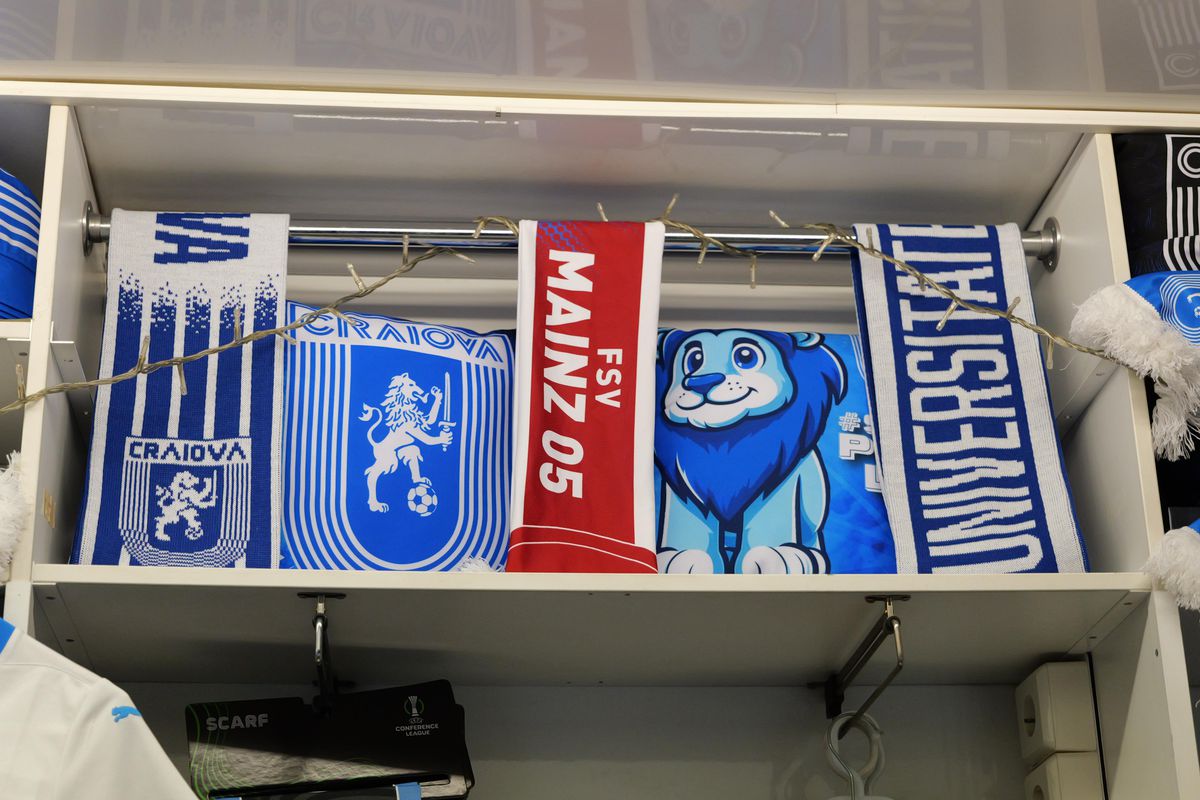 Universitatea Craiova - Mainz, imagini înaintea partidei din Conference League