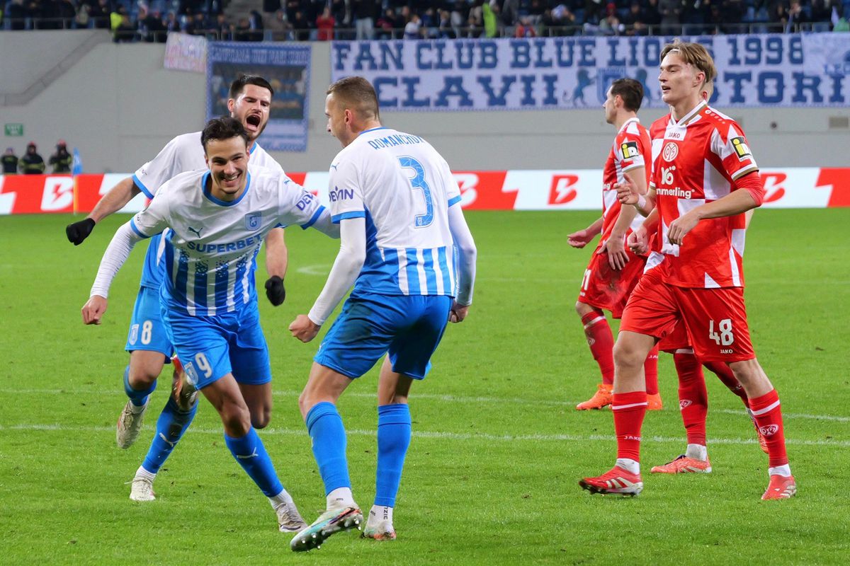 Impact instant în Craiova - Mainz! Schimbările lui Coelho i-au deschis drumul către primul gol după 111 zile!