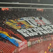 Scenografia sârbilor la Steaua Roșie - FCSB