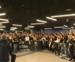 Fani Partizan pe aeroportul din Belgrad