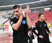 Imagini de la finalul meciului Steaua Roșie - FCSB // FOTO: Cristi Preda (GSP.ro)