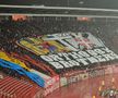 Scenografia sârbilor la Steaua Roșie - FCSB