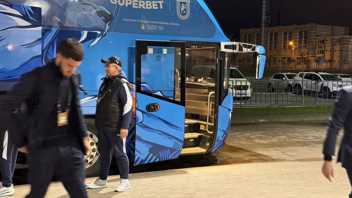 Universitatea Craiova - Mainz, imagini înaintea partidei din Conference League