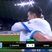Bîrligea a „înscris” în Craiova - Mainz » Cum a fost posibil // FOTO: captură @Prima Sport