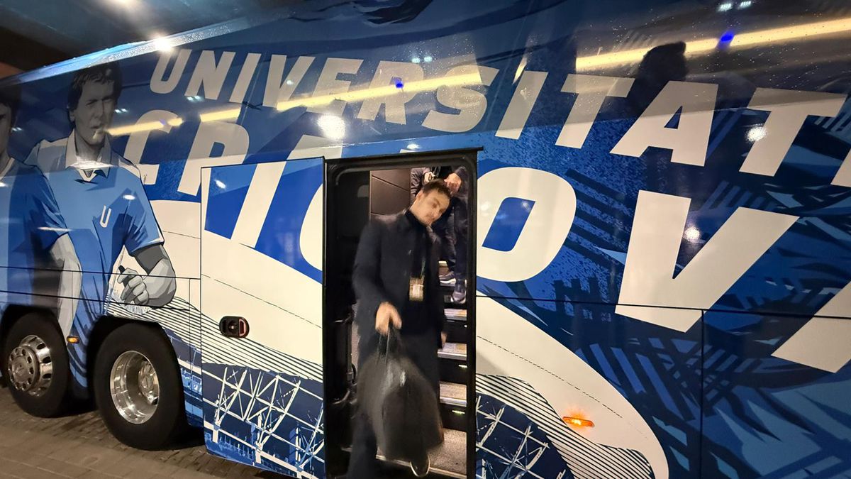 Universitatea Craiova - Mainz, imagini înaintea partidei din Conference League