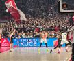 Electric Crvena Zvezda: atmosferă de excepție la baschet în EuroLiga