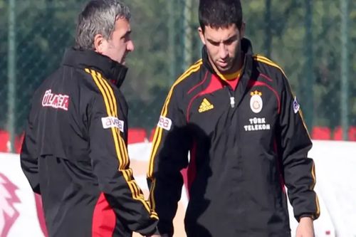 Hagi și Arda Turan / sursa foto: CNN Turk