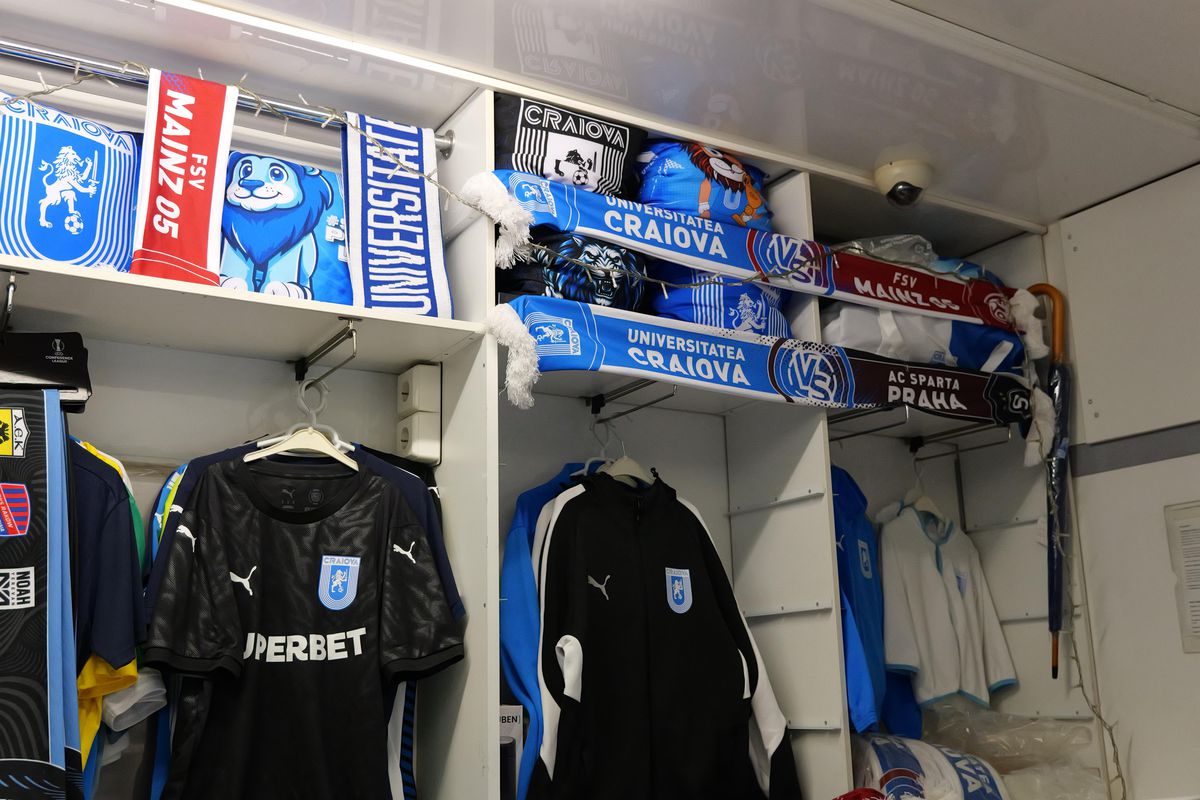 Universitatea Craiova - Mainz, imagini înaintea partidei din Conference League