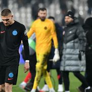 Imagini de la finalul meciului Steaua Roșie - FCSB // FOTO: Cristi Preda (GSP.ro)