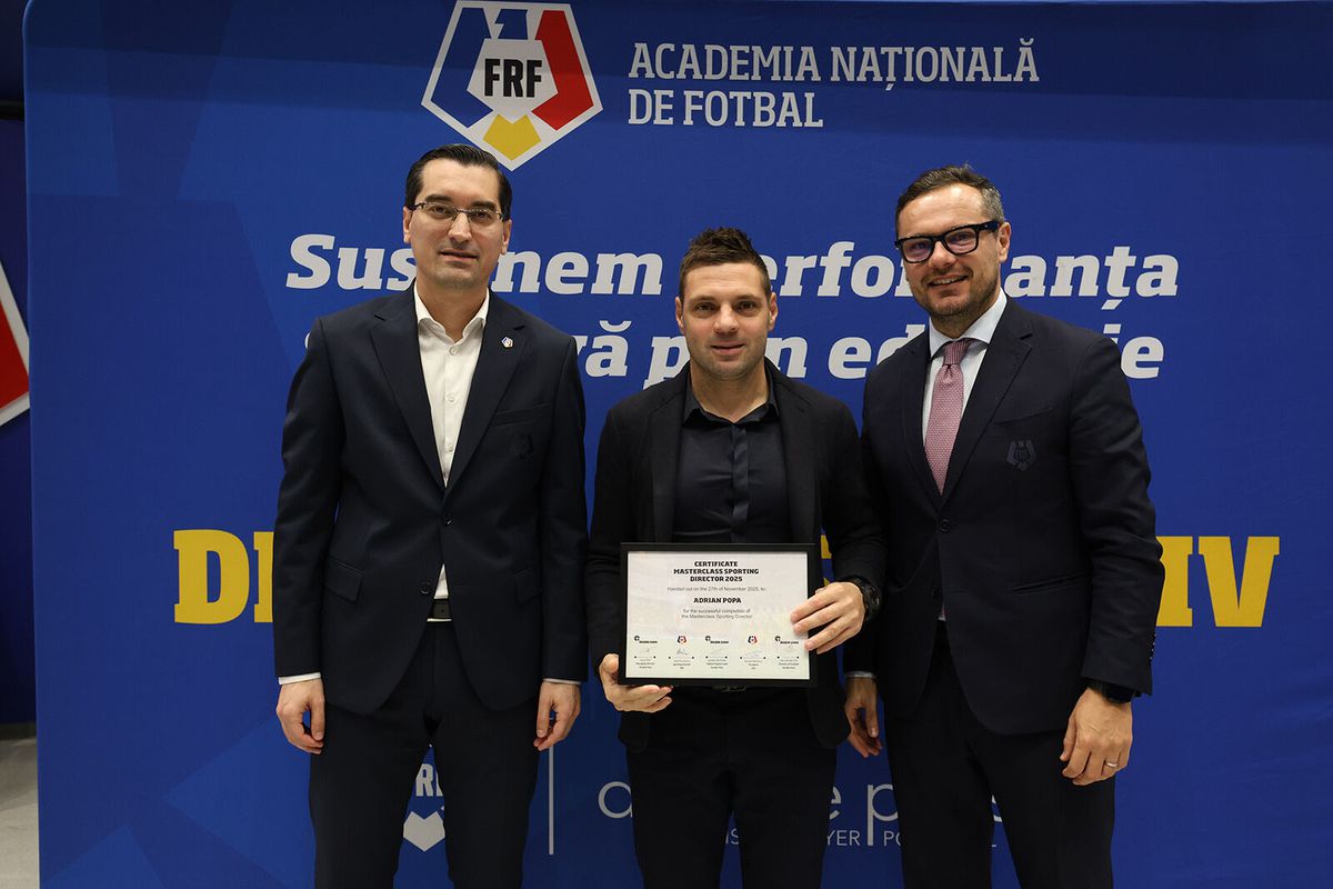 Iată a doua generație de directori sportivi care a absolvit astăzi cursurile FRF! Multe nume importante: „Extraordinar! Noi credeam că le știm pe toate”