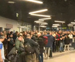 Fani Partizan pe aeroportul din Belgrad