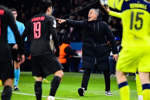 Luis Enrique în PSG - Tottenham / Imago Images
