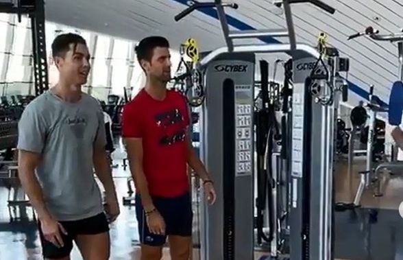 VIDEO Novak Djokovic și Cristiano Ronaldo, protagoniștii unui filmuleț viral » Ce l-a învățat portughezul pe tenisman