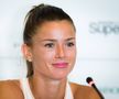 Camila Giorgi, conferință de numai 11 cuvinte la Roland Garros