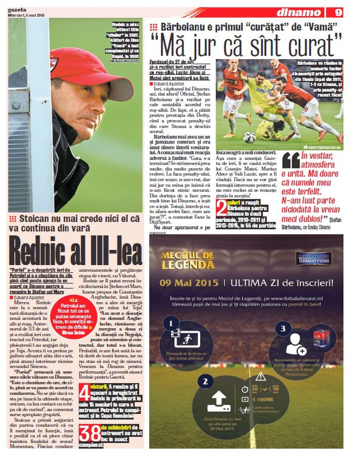 Cine pe cine salvează? 5 lucruri inedite despre noul mandat al lui Stoican la Dinamo