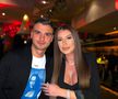 Dragoș Nedelcu, alături de iubita sa, Anca Gheauru, la o cupă de șampanie