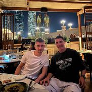 Florin Tănase și Risto Radunovici la cină, alături de familii, la Abu Dhabi
