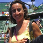 Corinne Dubreuil, la o ediție a Roland Garros