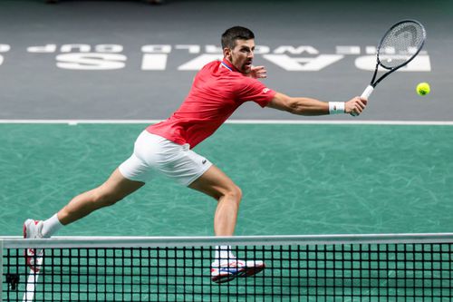 Novak Djokovic în finala Cupei Davis Foto Imago