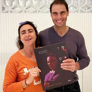 Corinne Dubreuil și Rafael Nadal, la finalul lui decembrie, în Kuwait / Sursă foto: Instagram