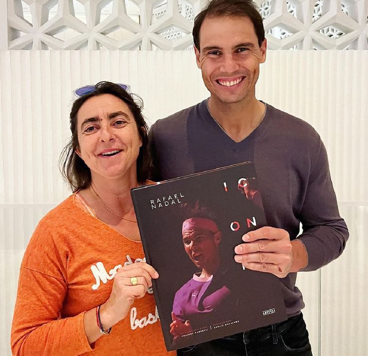 Corinne Dubreuil și Rafael Nadal, la finalul lui decembrie, în Kuwait / Sursă foto: Instagram