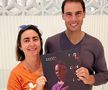 Corinne Dubreuil și Rafael Nadal, la finalul lui decembrie, în Kuwait / Sursă foto: Instagram