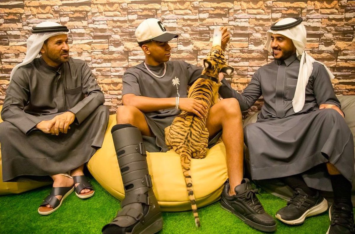 Lamine Yamal, destinație total neașteptată de Crăciun » S-a jucat cu crocodilii și a hrănit puii de tigru