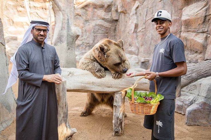 Lamine Yamal a vizitat o grădină zoologică în ziua de Crăciun // foto: x