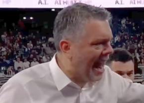 „Vă bag ****-n gură, țăranilor!” » Haos pe transmisiunea TV la meciul românilor, antrenorul a cedat nervos!