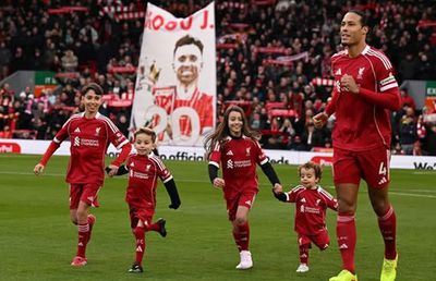 Moment de mare emoție pe Anfield: copiii lui Diogo Jota au intrat pe teren