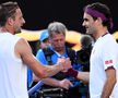 Roger Federer, SUPRAVIEȚUITORUL! Revenire după 7 mingi de meci cu Tennys Sandgren și e în semifinale la Australian Open 2020: „Sincer, trebuia să plec la schi”