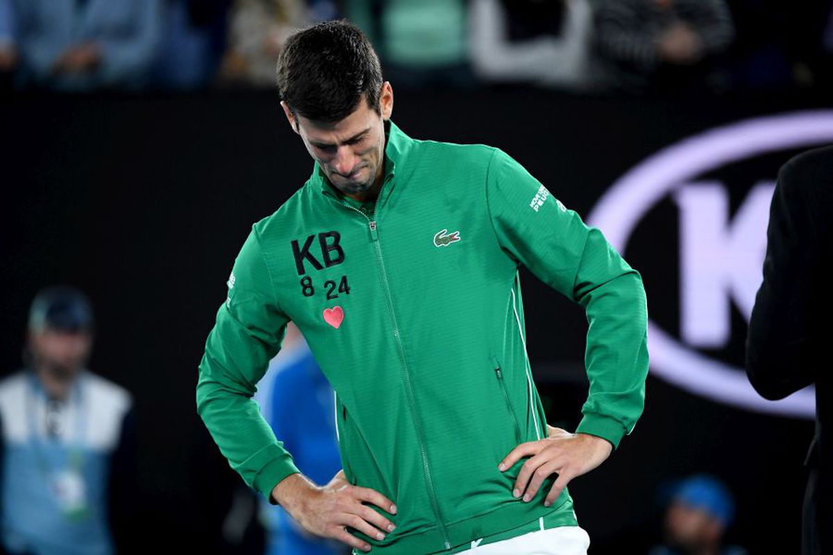 VIDEO Novak Djokovic. în lacrimi la Australian Open: „Kobe Bryant a fost mentorul meu! Era acolo când aveam nevoie de sfaturi sau sprijin”