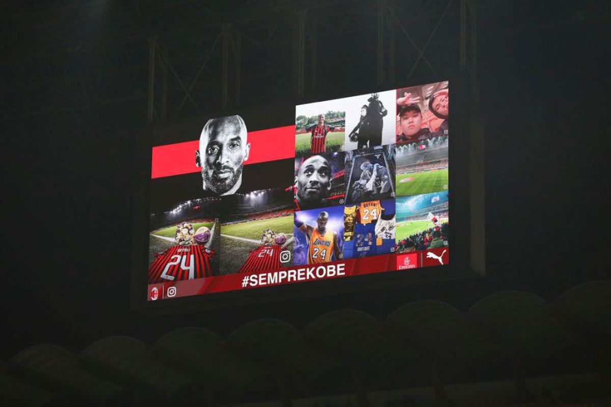 VIDEO + FOTO Imagini incredibile de la Milan - Torino! Tribut impresionant pentru Kobe Bryant, fanii nu și-au putut stăpâni lacrimile