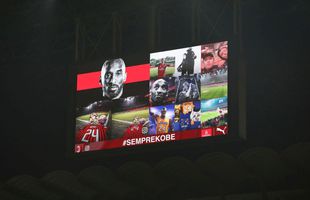 VIDEO + FOTO Imagini incredibile de la Milan - Torino! Tribut impresionant pentru Kobe Bryant, fanii nu și-au putut stăpâni lacrimile