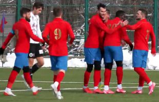 CSA Steaua a spulberat o echipă cu pretenții din Liga 2 într-un meci amical