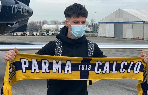 VIDEO // UPDATE Dennis Man a ajuns în Italia » Prima poză la Parma + cum i-a impresionat pe suporteri