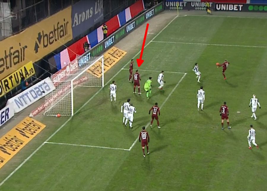 FOTO Golul marcat de Ciprian Deac în CFR Cluj - Astra 1-1, neregulamentar! Explicația lui Cristi Balaj