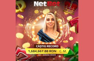 O clujeancă a luat la NetBet jackpotul RECORD de 1,6 milioane! „Voi investi în afaceri”