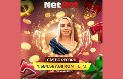 O clujeancă a luat la NetBet jackpotul RECORD de 1,6 milioane! „Voi investi în afaceri”