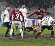 U Cluj - Rapid 0-0 s-a jucat în noroi