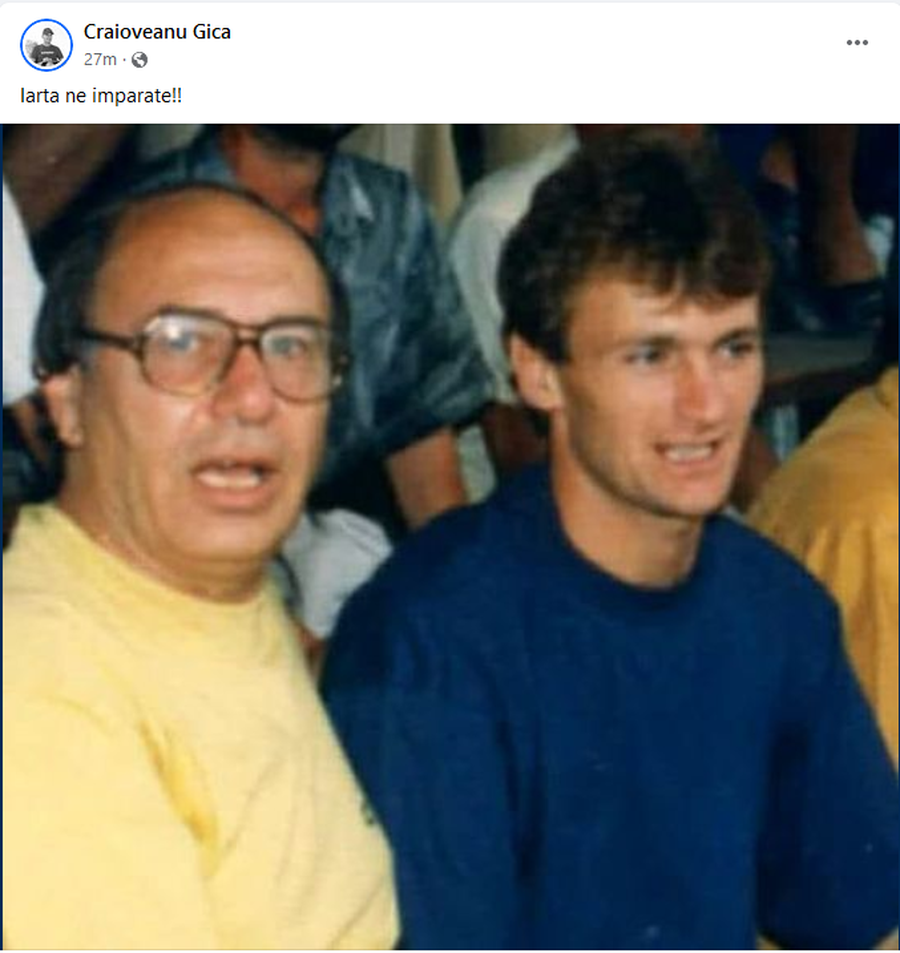 „Iartă-ne, împărate!” » Gică Craioveanu nu a mai îndurat! Imaginea postată în momentul în care FCSB a făcut 3-0 pe „Oblemenco”