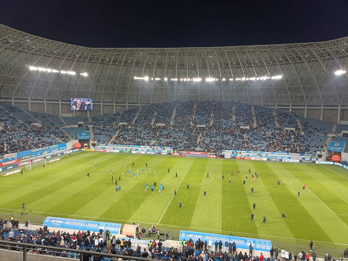 Universitatea Craiova - FCSB, imagini dinaintea meciului