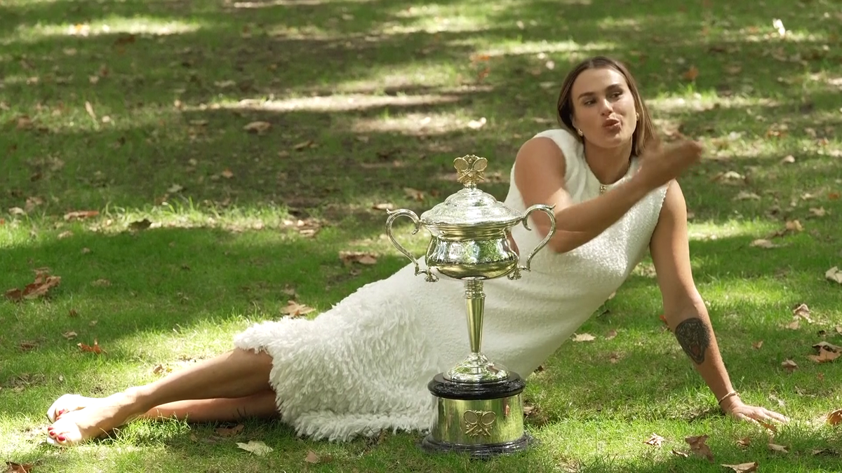 Caricatură sinistră realizată de ucraineni, după ce bielorusa Aryna Sabalenka s-a impus la Australian Open