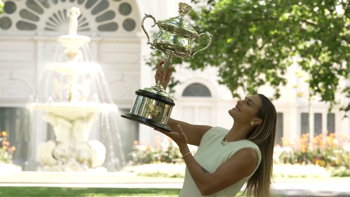 Aryna Sabalenka - ședință foto după Australian Open