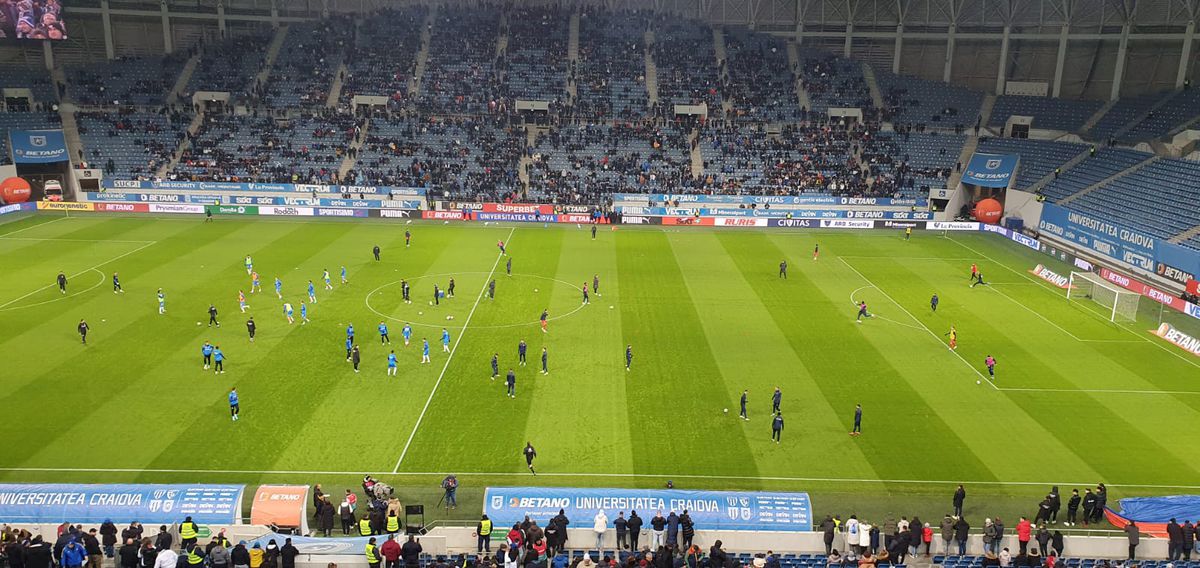 Universitatea Craiova - FCSB, imagini dinaintea meciului